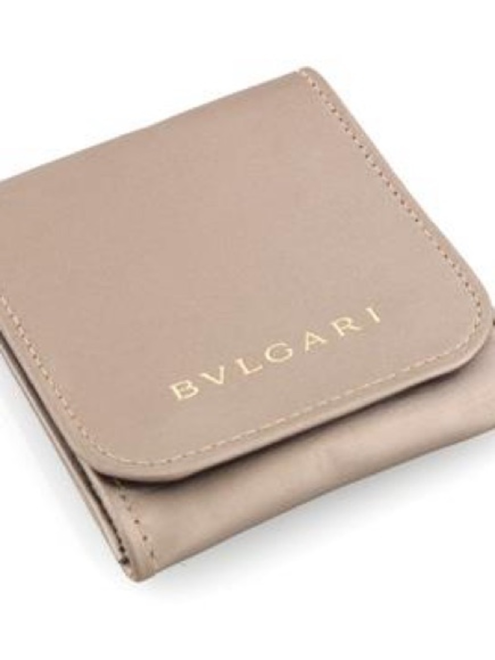 BVLGARI Taupe Jewelry Travel Pouch New bag for rings/necklace/bracelet GWP